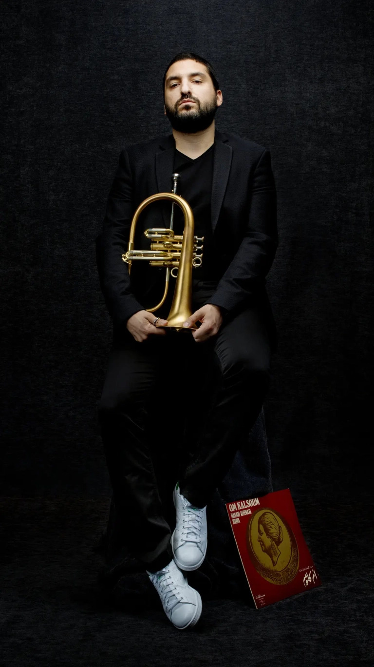 A picture of guest artist Ibrahim Maalouf