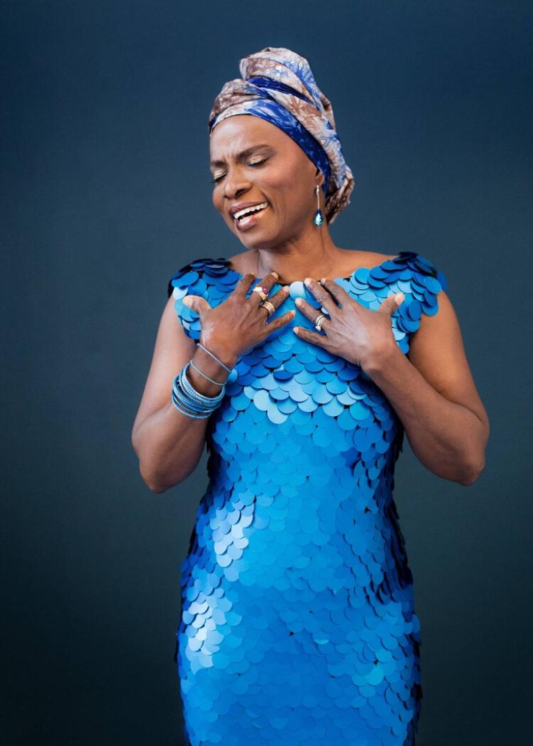 A picture of guest artist angelique kidjo