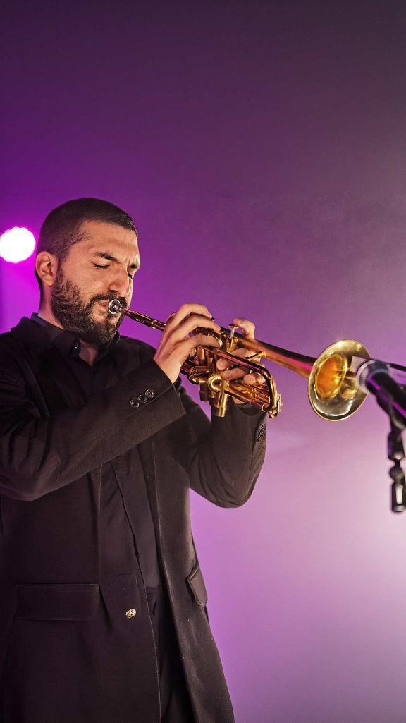 A picture of guest artist Ibrahim Maalouf